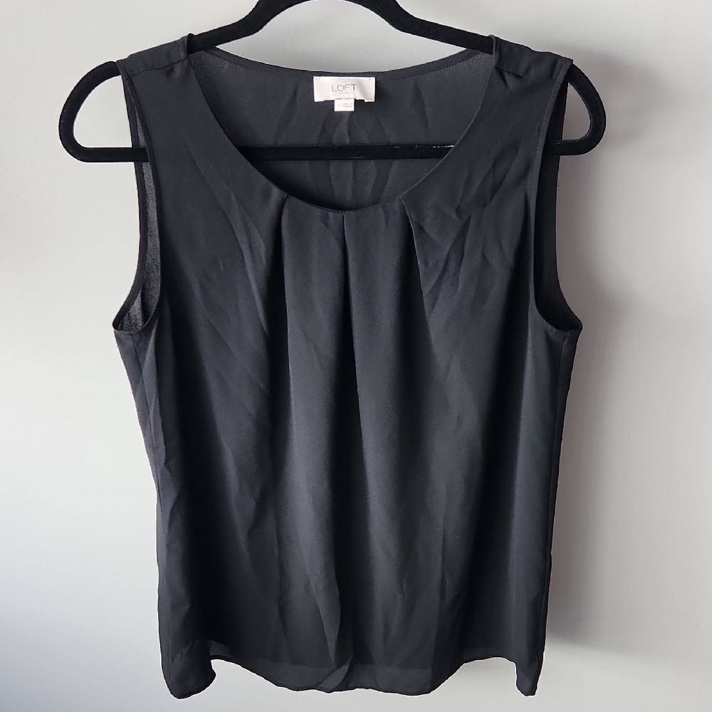 LOFT Classic Black Sleeveless Top